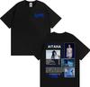 Singer Aitana Cuarto Azul Album Tour Cover Tshirts Unisex Fashion Trend High Street Tshirt Women Summer ONeck Cotton T Shirts