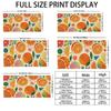 orange Print Towel Sport Quick-Drying Super Absorbent Camping Towel Super Soft Lightweight Gym Swimming Yoga Beach Towel