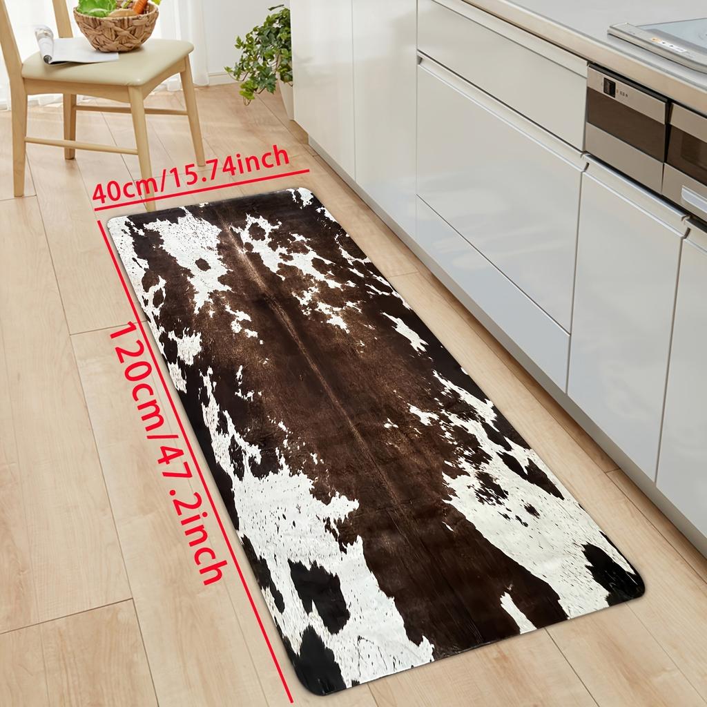 1PC Starfish Seashell Pattern Kitchen Rug Non-Slip Door Mats Pop design Bathroom Rug Bath Mat Carpet for Home Sink Laundry Decor