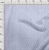 oneOone Cotton Flex Grayish Blue Fabric Woodpecker Dress Material Fabric Print Fabric By The Yard 40 Inch