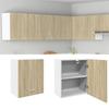 Vidaxl Wall Cabinet, Sonoma Oak, 50X31X60Cm, Wood-Based Material