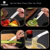 Leeseph Stainless Steel Fruit Forks Set, Dessert Forks Set, Snack Ice Cream Cake Forks for Dinner Parties Thanksgiving Christmas