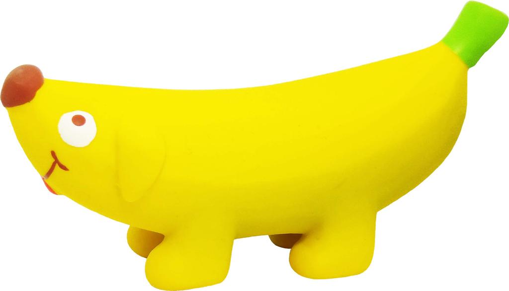 PLATZ PET Dog Toy Banana Dog Yellow SUPPLISES&FUN