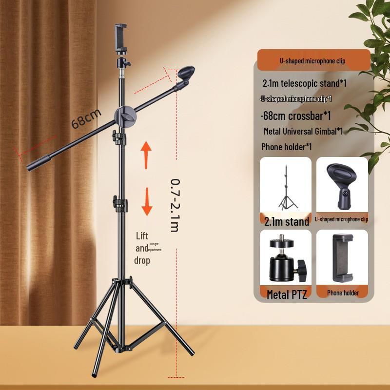 Support de Microphone sans fil pour Guzheng/Erhu: Trépied de levage portable pour spectacles
