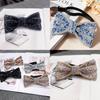 Mens Diamond Embellished Bow Tie For Formal Evening Party With Ceramic Material