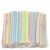 100Pcs Multicolor Drinking Straws Rietjes Milk Tea Bar Party Wedding Kitchen Home Accessories Beverage Black Straw Wholesale