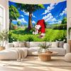 Snoopy Peanuts Wall Tapestry Home Decor Hanging Cloth Art Background Tapestry for Bedroom