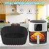 Square Air Fryer Plate Silicone Air Fryer Liner Silicone Baking Tray Non-stick Baking Tray For Cooking Roasting Grilling Pizza
