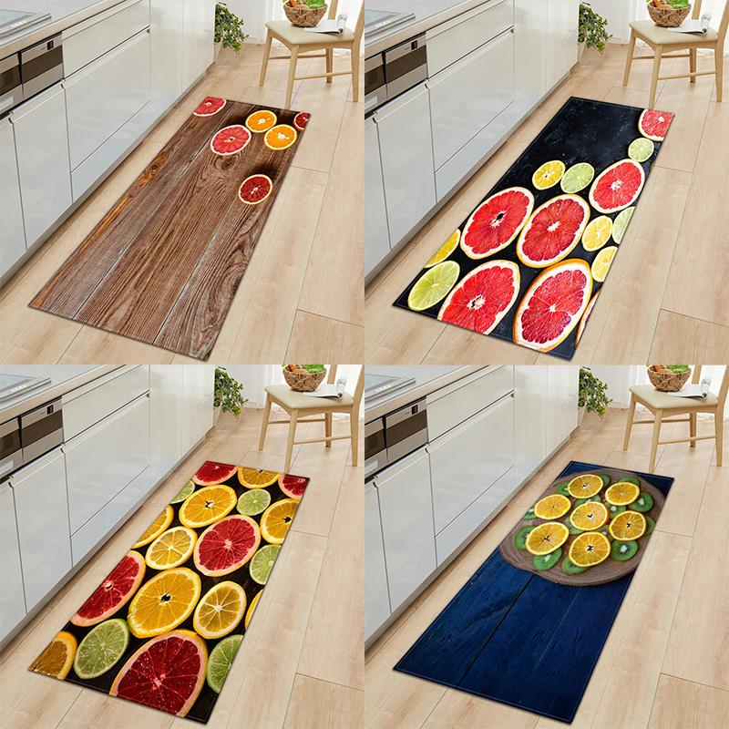 Fruit Pattern Home Kitchen Floor Mat Door Decoration Floor Mat