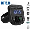 Bluetooth 5.0 Bil FM-sender | Dobbel USB 3.1A Hurtiglader | Håndfri Samtale & Musikkspiller | Spenningsdisplay