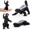 Honey Badger Figurine Realistic Simulation Wild Animal PVC Miniature Honey Badger Educational Toy for Kids
