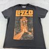 Lizzo Konzert Tour Grafik T-Shirt Schwarz Orange Porträt Herren Medium Baumwolle T-Shirt Unisex T-Shirt