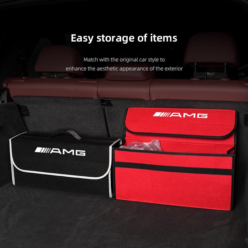 Best-seller Car Trunk Organizer Bag Folding Tidying Box Storage Valve cap For Mercedes Benz AMG W206 W204 W205 W212 W213 W221 W LR5