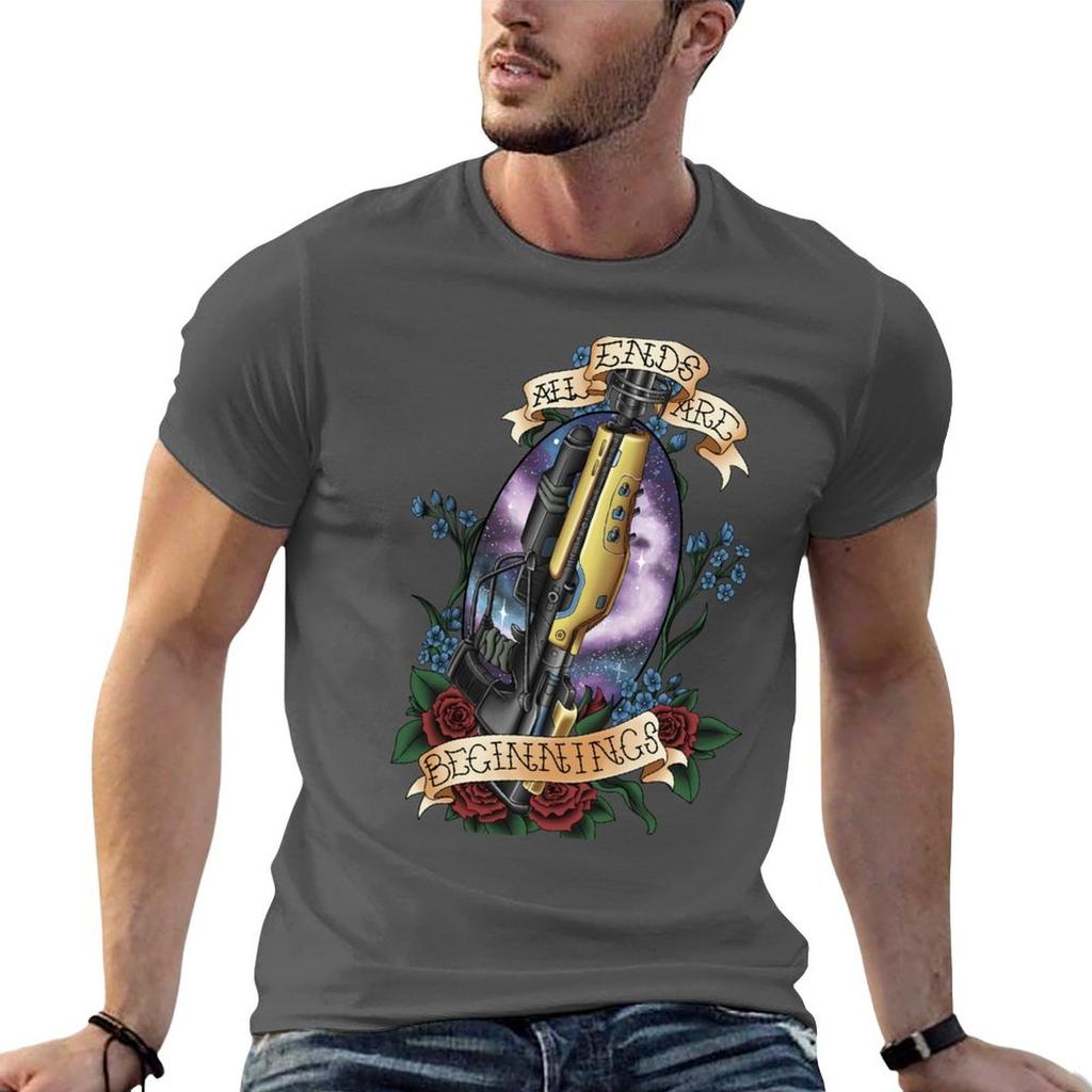All Ends Are Beginnings Tattooinspired Design Tshirt Unisex T Shirt Cotton Unisex T Shirts Graphic Tshirt