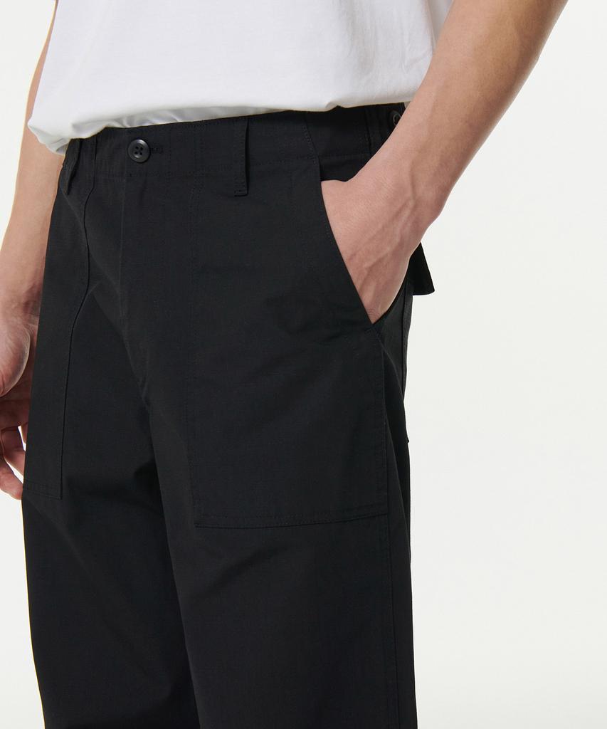 MUSINSA STANDARD Ripstop Fatigue Pants [Black]
