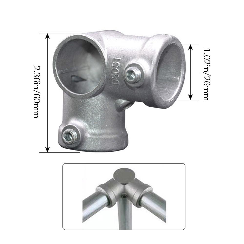 1\2''/3\4" Pijpfitting Connector Aluminiumlegering Staal Circulaire Pijpconnector Stalen Buis Plank