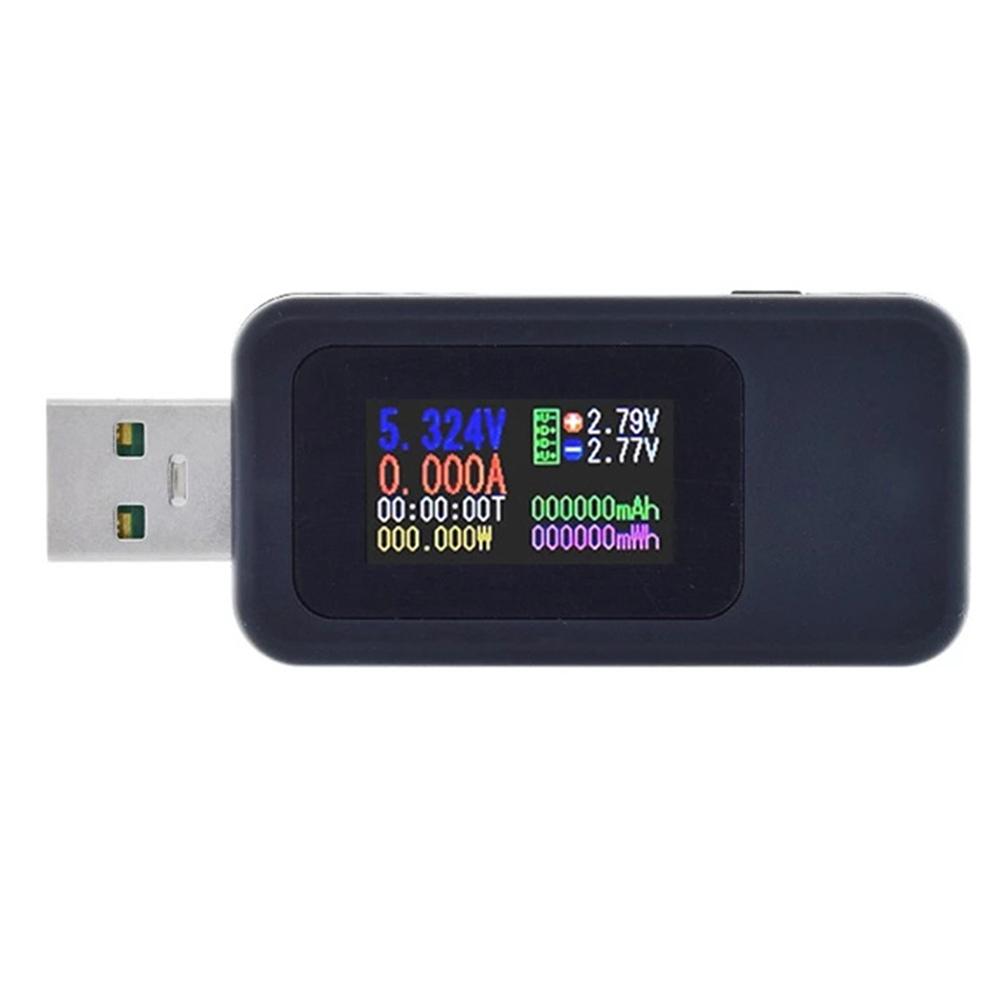 10 In 1 USB Tester DC Digital Voltmeter Amperimetro Current Voltage Meter Amp Volt Ammeter Detector Power Bank Charger Indicator
