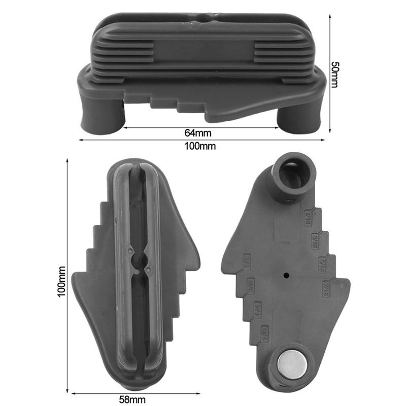 Localisateur d'axe central Multifonction Positionneur de perçage Outil de marquage Réglable Portable Traceur central Outil à main pour le travail du bois