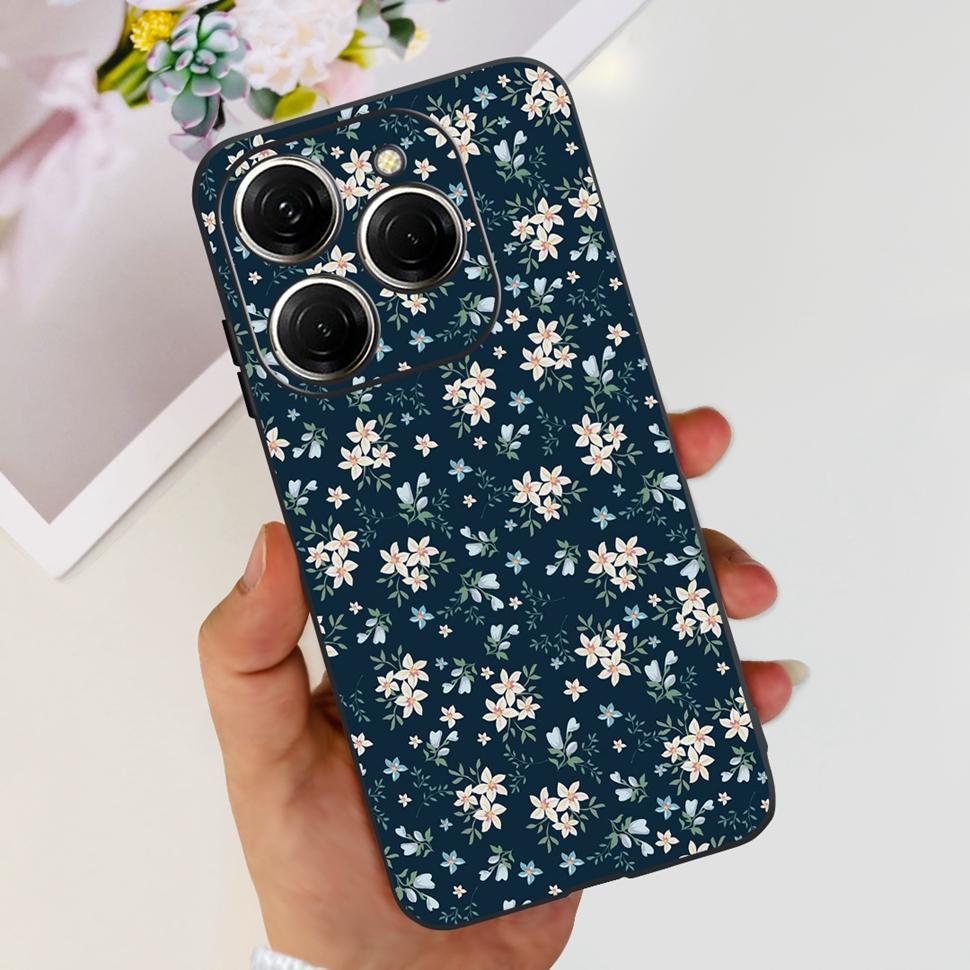 For Tecno Spark 20 Pro Casing KJ6 Luxury Candy Painted Cover Soft Silicone Case For Tecno Spark 20 Spark20 Pro Housing Funda