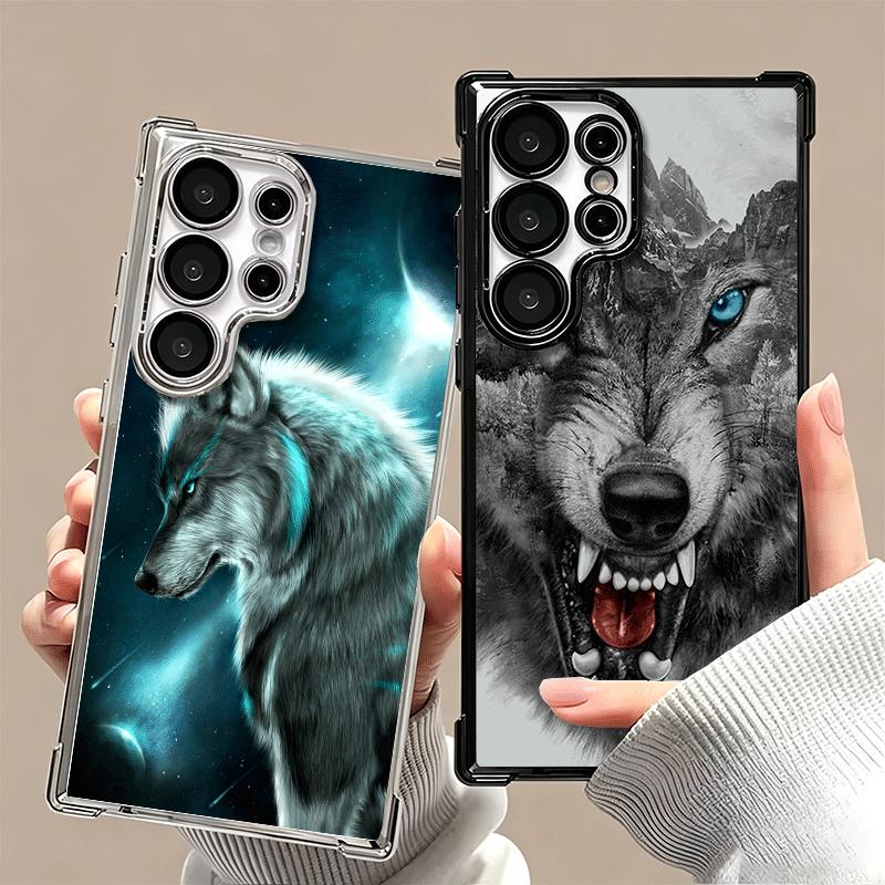 Wolfsmond Tier Weiche Handyhülle Für Samsung Galaxy S26 Ultra S25 Edge S24 FE S23 Plus S22 S21 + S20 Beschichtung Anti-Fall Hüllen