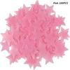Stea Golită 3D Stocare Energie Strălucire Fluorescentă În Întuneric Luminoasă Autocolante Pe Perete Pentru Camera Copiilor Living Decal
