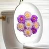 Glow-In-The-Dark Lotus Toilet Stickers Removable Self-Adhesive Bathroom Decor Decals Wall Sticker Home Decor Toilet Seat Sticker