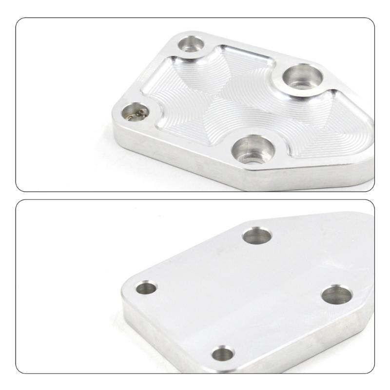 Fuels Pump Plate with Gasket and Bolts,  Aluminum Fuels Pump Mounting Plate Kit For 283 327 350 2071 Engine