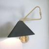 Lampada da Parete in Ottone Ispirata allo Stilnovo - Decorazione Oscillante Mid Century Modern | Regali di San Valentino, Decorazione per Feste, Portico, Illuminazione Festiva