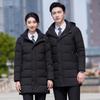 Teloman Unisex Hooded Mid-Length Padded Winter Jacket