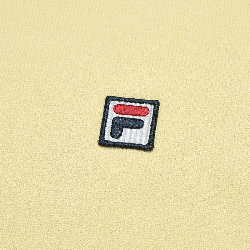 Fila Tennis Simple Classic Retro Sports Casual Versatile Comfortable Knitted Sweater Women Sweater Water-Yellow A11W613401FYE