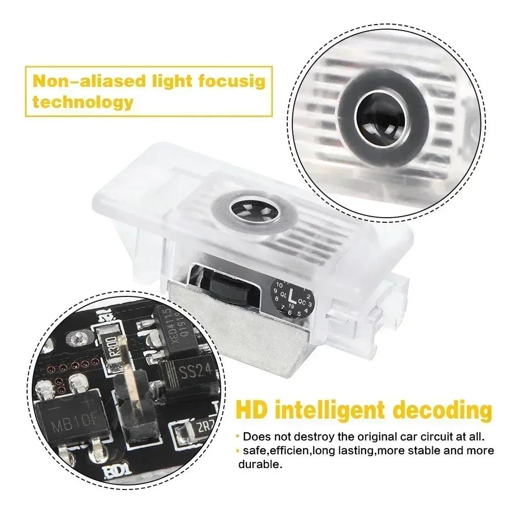 For BMW LED Welcome Light 1 Series F40 2020-3 Series G20 G21 320I320Li325i325i330I330Li2019-/8 Series G29 Z4 2019-/X7 G07 2019- Bwlk60