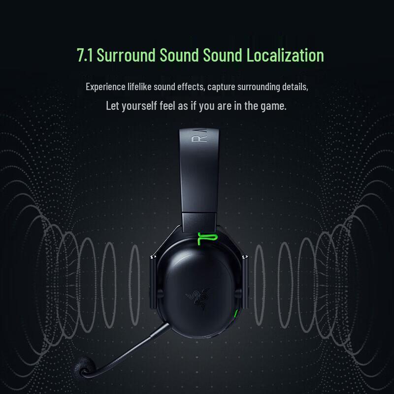 Razer BlackShark V3 X Hyperspeed Tri-Mode Wireless Gaming Headset