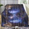 Hourglass Of The Cosmos Throw Soft Flannel AC Blanket Lightweight Summer Nap Throw Cozy  Blanket for Sofa Bed Travel Home