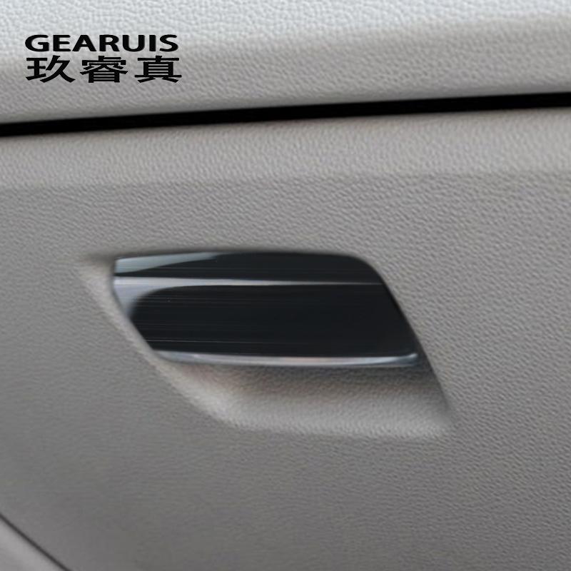 For BMW E81 E82 E87 Carbon Fiber Co-Pilot Toolbox Storage Box Trim Strip Interior Cover Sticker 1 Series Car Styling