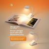 Rechargeable Clip On Led Reading Lamp Flexible Gooseneck Eye Protection Book Light For Student Study Bedroom Travel Use