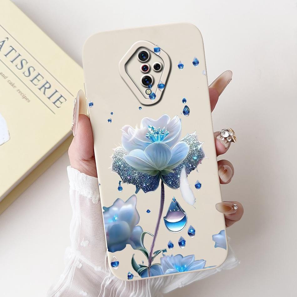 Für Vivo S1 Pro (1920) / S1 (1907) Schöne Schleife Rose Malerei Handyhülle Für Vivo S1 S1Pro Weiches Silikon Stoßfeste Hüllen