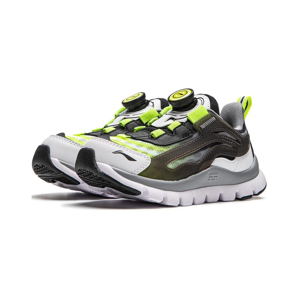 Li-Ning Cloud Dämpfung Rebound Balance Abriebfest Leicht Atmungsaktiv Rutschfest Anti-Kick Low-Top Kinder Laufschuhe YKNU090-9