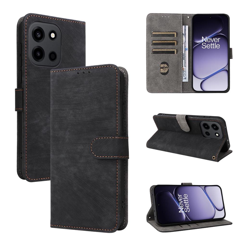 Flip Cover For OnePlus Turbo 6 Leather Case [Flip Vintage Leather] Shockproof Durable Retro Phone Case
