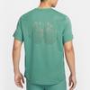 Nike T Shirts Men's Green Crew Neck Moderate FQ3092-361