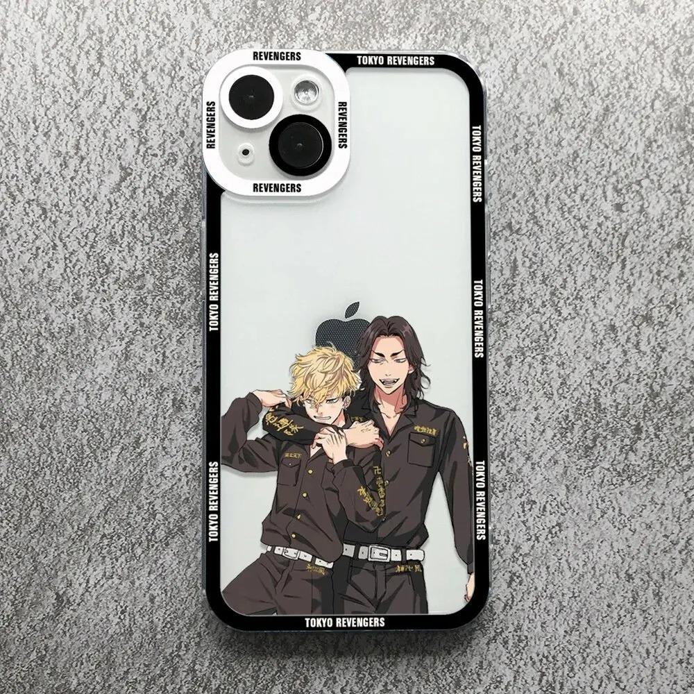 Tokyo Revengers Anime Handyhülle Für iPhone 16 15 14 13 12 11 Pro Max XS X XR 7 8 SE Hüllen Transparent Fundas