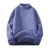 Heren Verdikte Coltrui Fleece Gevoerde Pullover Trui Warme Gebreide Lange Mouw Top Casual Losse Pasvorm voor Thuis Kantoor Streetwear
