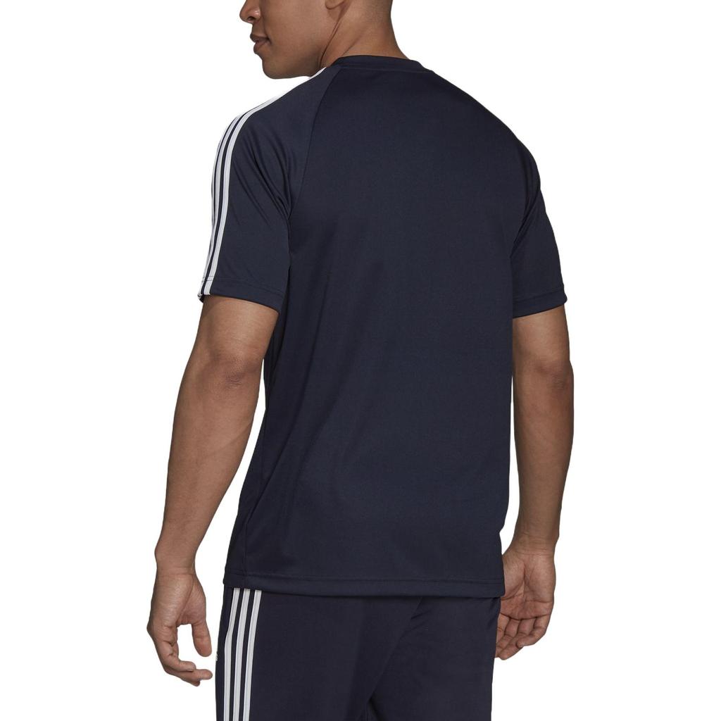 Adidas T Shirts Men's Blue Crew Neck Moderate H28899