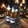 Portable Drink Carrier Folding Cup Holder for Car Reusable Cup Holder with Handle Foldable Beverage Holder for Coffee Beer Wine Soda Juice
