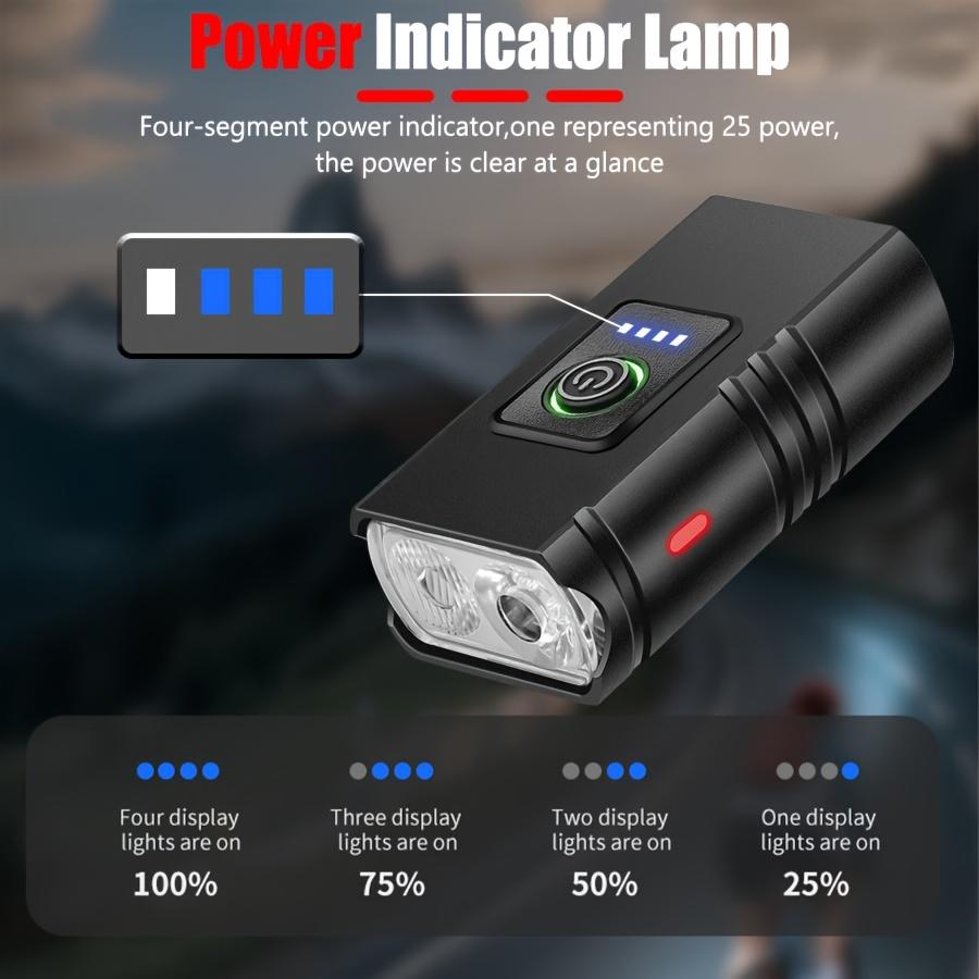 Bike Light T6 LED Bicycle Front Lamp Rechargeable Bicycle Headlight Tail Red Light MTB Road Bike Headlamp Cycling Accessories