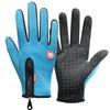 Outdoor Cycling Warm Gloves for Autumn and Winter Men and Women's Sports Fitness Gloves Plus Velvet Cold Proof Waterproof Touch Screen Gloves