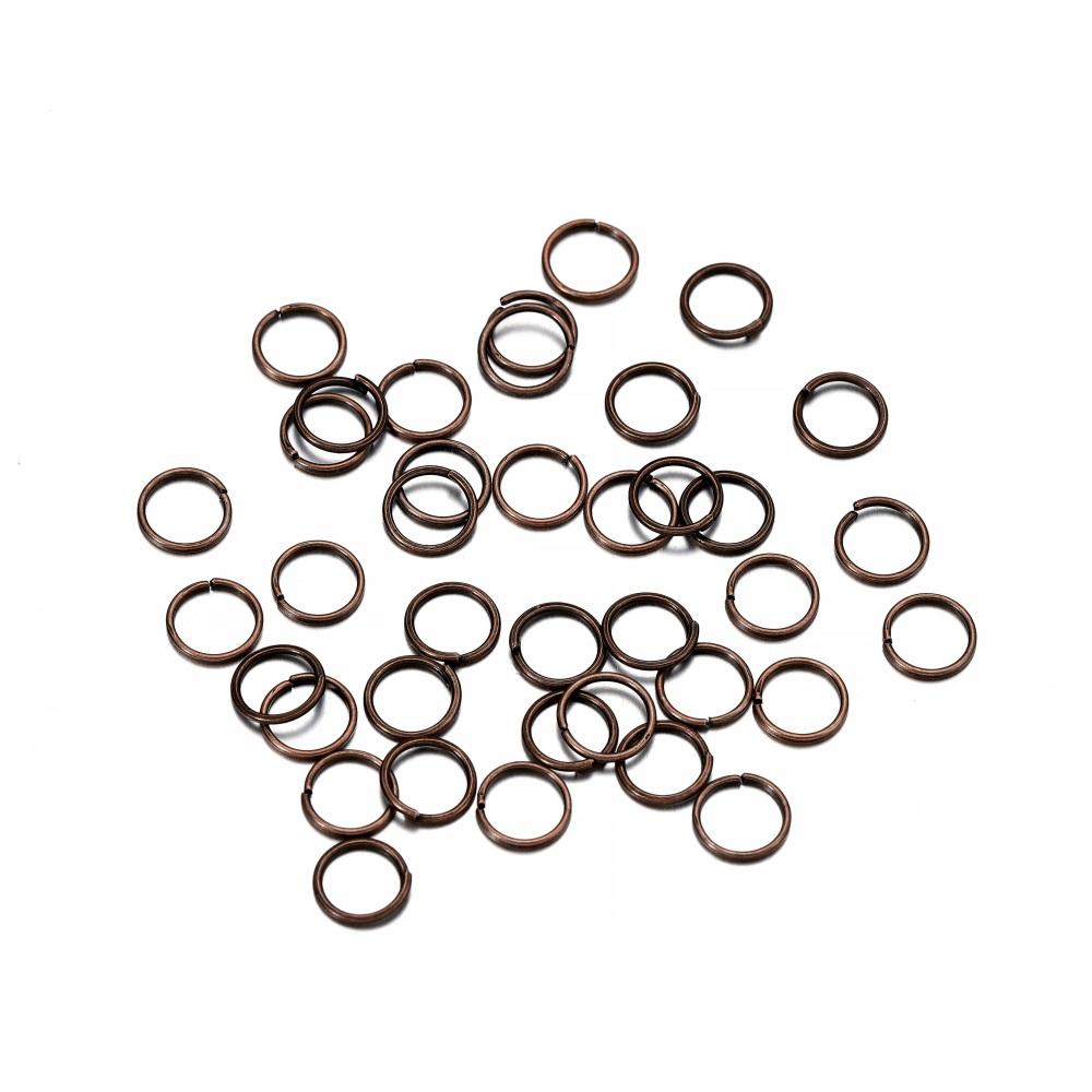 50-200Pcslot 3-20 Mm Jump Rings Split Rings Connectors For Diy Jewelry Finding Making Accessories Wholesale Supplies