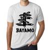 Herren Vintage T-Shirt Grafik-T-Shirt Zeit für neue Abenteuer Bayamo Vintage Weiß