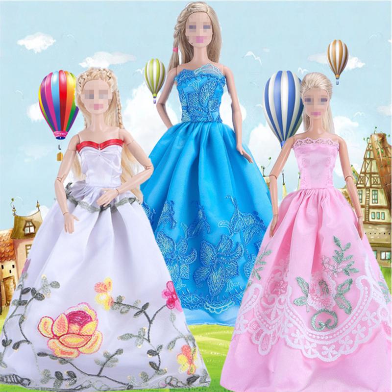 Exquisite Doll Princess Dress Cute Various Styles Embroidered Wedding Dress Party Tuxedo Toy