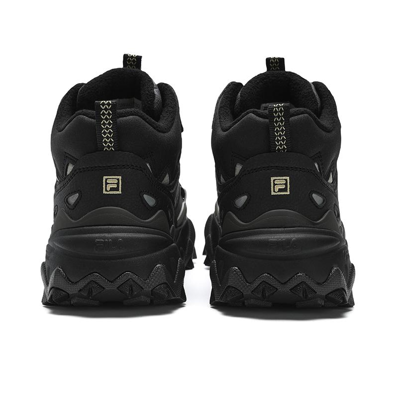 FILA Oakmont 2 Cushioning, Wear Resistant Mid top Casual Shoes Women's Black/Jasper Black F12W442111FBD