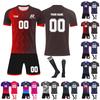 Kit de chemises personnalisées pour hommes et filles, avec nom et numéro, maillots de Football personnalisés pour garçons, combinaison d'entraînement